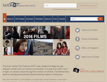 Tablet Screenshot of noorfilmfestival.com